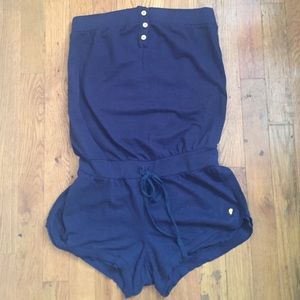 C&C navy romper in size S