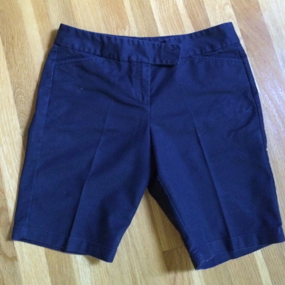 Navy Ann Taylor walking shorts