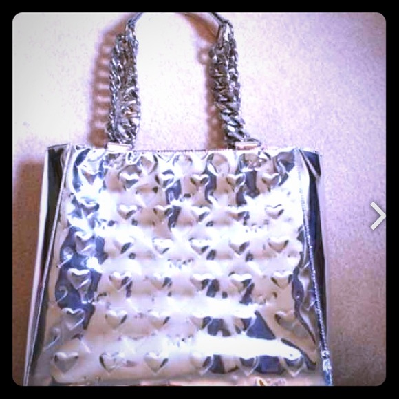 Metallic Silver Authentic Marc by Marc Jacobs Bag
