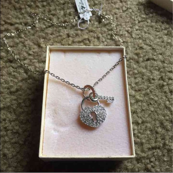 Heart Lock and Key Necklace
