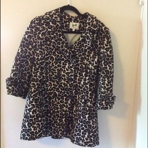 Forever 21 Leopard Print Coat