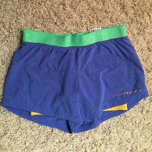 NIKE just do it blue running shorts w spandex S
