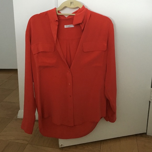 Authentic Equipment coral blouse