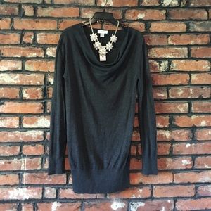 LOFT scoop neck tunic sweater
