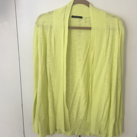 Unworn bright open cardigan