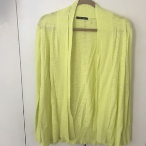 Unworn bright open cardigan