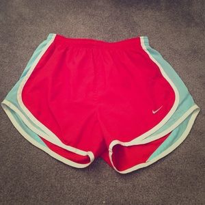 Red and Blue Nike shorts size small