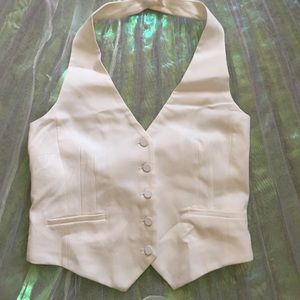 Creamy white vest