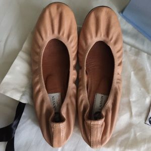 Lanvin Ballet Flats - nude/beige