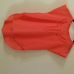 2 blouses in 2 different shades of pink