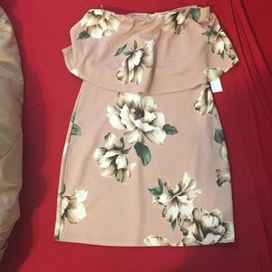 A floral summertime mini dress