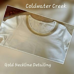 Coldwater Creek white tshirt