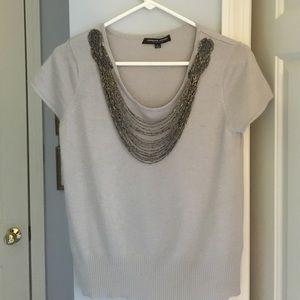 Short sleeve sweater