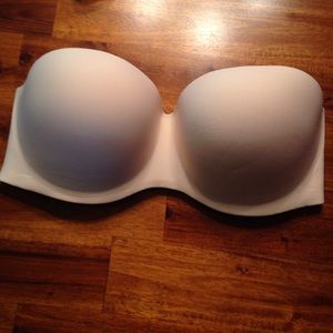 Nude strapless bra