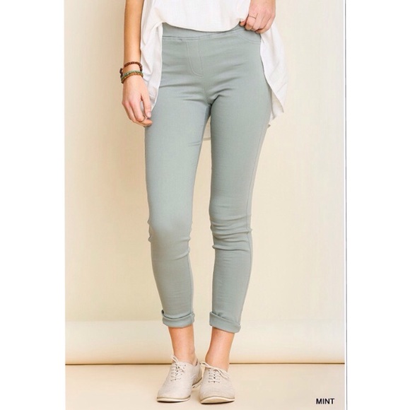 Mint Jeggings leggings with elastic waistband - Picture 3 of 3