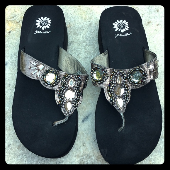 Yellow Box sandals