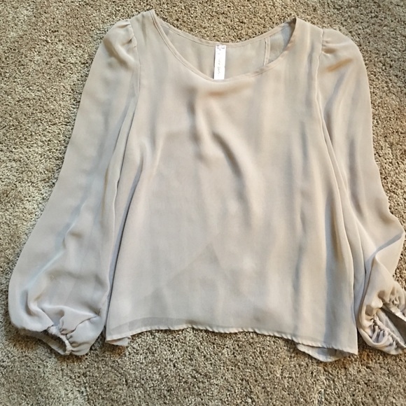 Cross Open Back Flowy Top