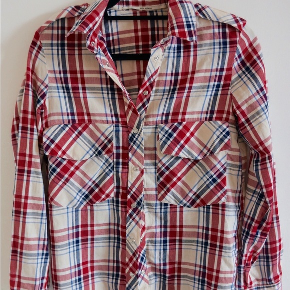 Zara Plaid pockets shirt