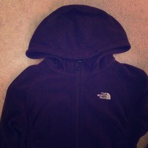 North Face fleece Full Zip Black