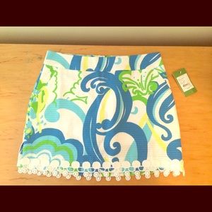 Lilly Pulitzer "crystal coast" skirt