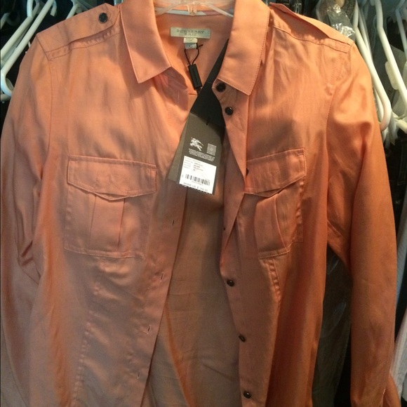 Burberry button down blouse