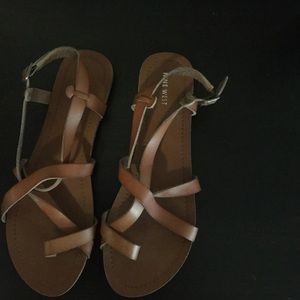 Nine West gladiator sandals size Women's 12
