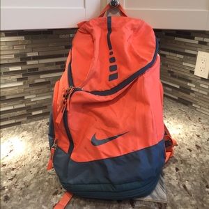 nike elite backpack orange