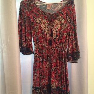 Paisley-print everyday dress