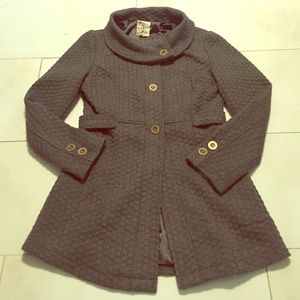 Gray Tulle wool pea coat