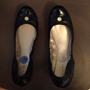 Black patent flats Tahiri