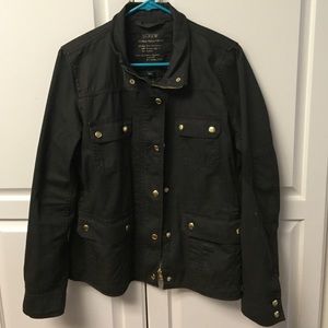 J. Crew hunter green field jacket Medium