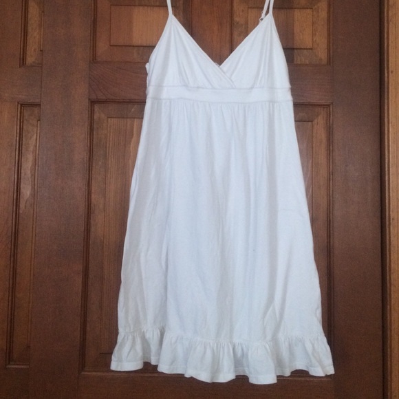 simple white sundress
