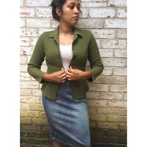 Moss blazer