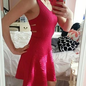 Pink Dress w/ Cool Back & Zipper