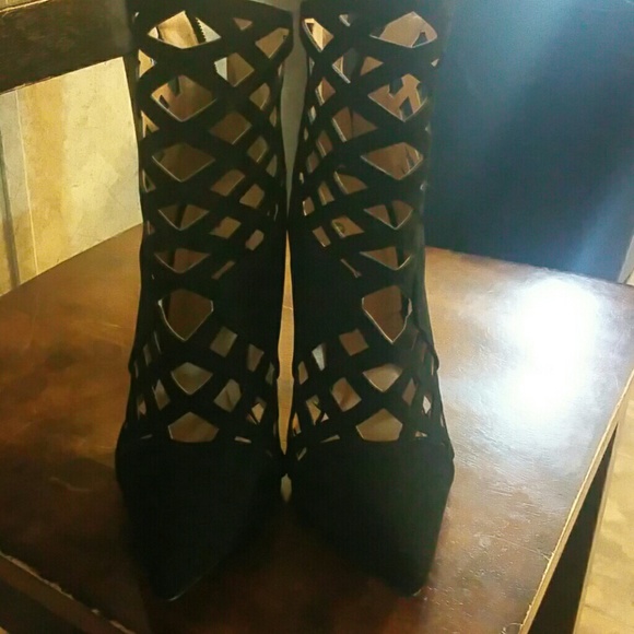 Black high heels