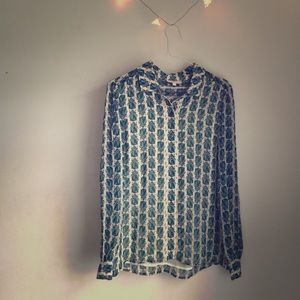 Kate Spade scarab beetle blouse !
