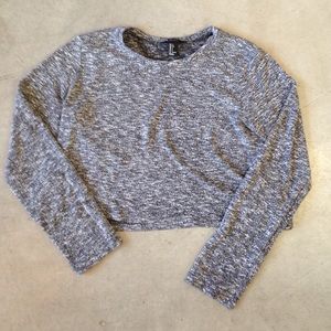 Long sleeve crop top