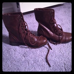 Cute combat boots!