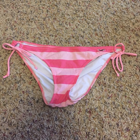 Hollister striped bikini bottom
