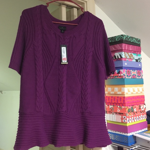 Peplum sweater
