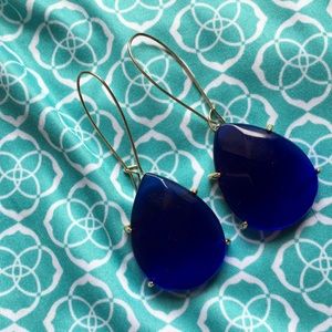 Kendra Scott Allison Drop Earrings in Cobalt