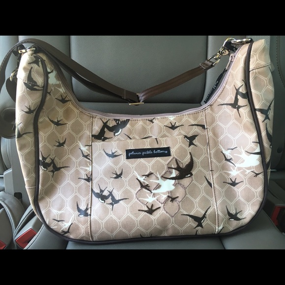 Petunia Pickle bottom Diaper bag "Mint condition"