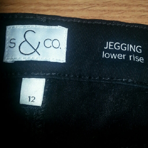 Black Stretchy Size 12 Jeggings