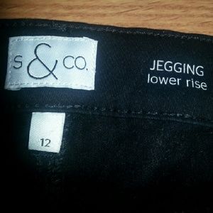 Black Stretchy Size 12 Jeggings
