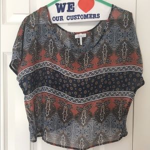 Tribal Print Top