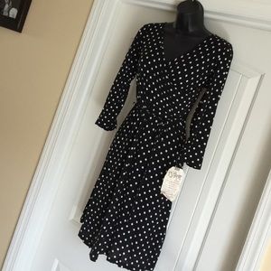Faux Wrap Dress