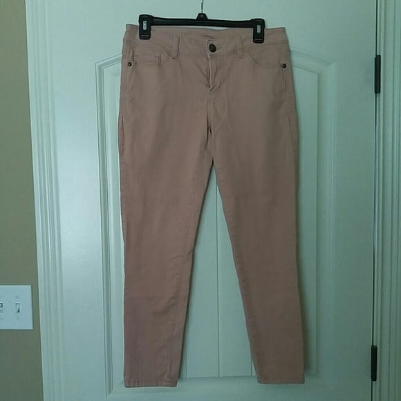 Coral skinny pants