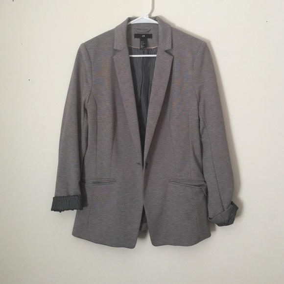 Gray blazer