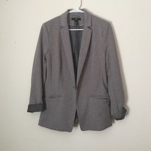 Gray blazer