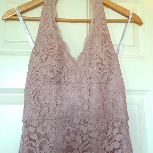 Bridesmaid halter dress